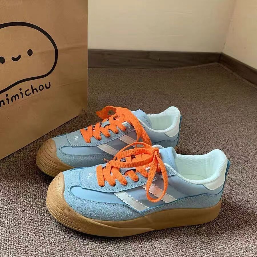 Damen sportliche Sneakers mit hochwertiger Oberflächenstruktur und dämpfender Sohle Heidi Mode - Image 2