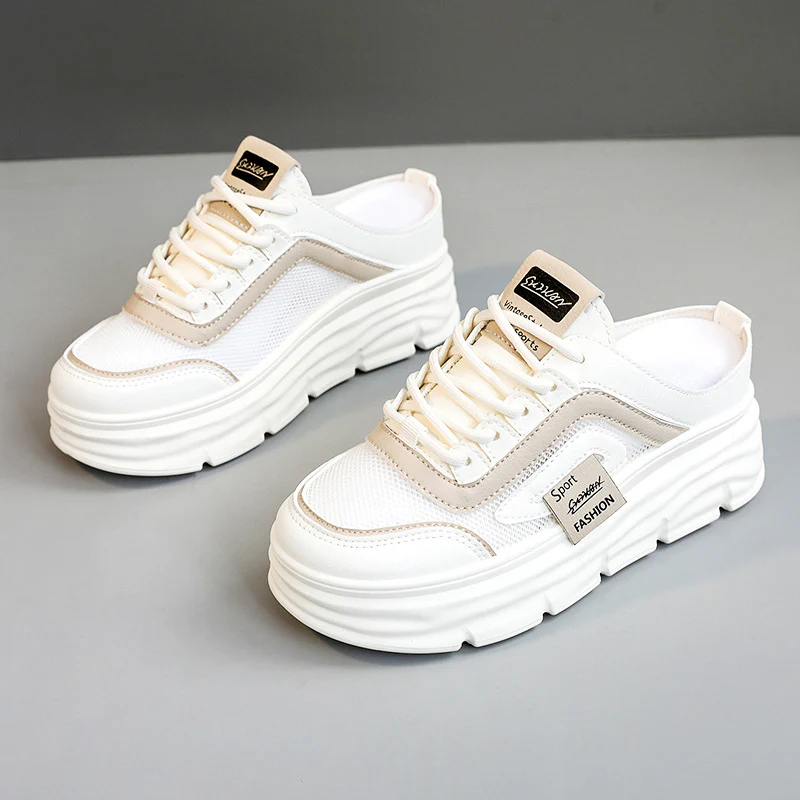 Damen Sportliche Sneakers mit hohem Plateau von Heidi Mode - Image 7