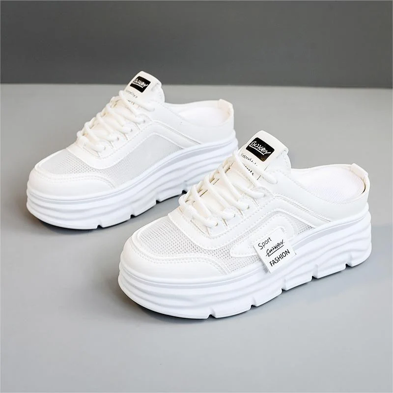 Damen Sportliche Sneakers mit hohem Plateau von Heidi Mode - Image 8