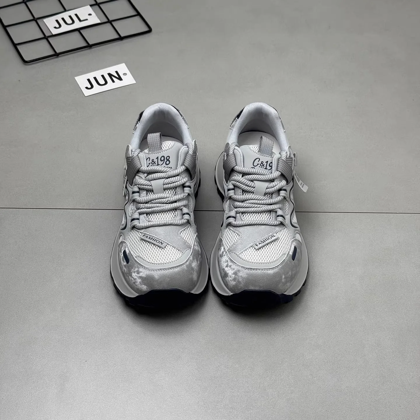 Damen Sportliche Sneakers mit hohem Tragekomfort und atmungsaktiver Obermaterialkombination Heidi Mode - Image 4