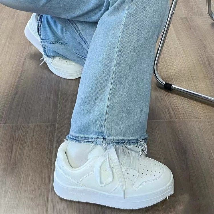 Damen Sportliche Sneakers mit hoher Sohle und gepolsterter Innensohle Heidi Mode - Image 5