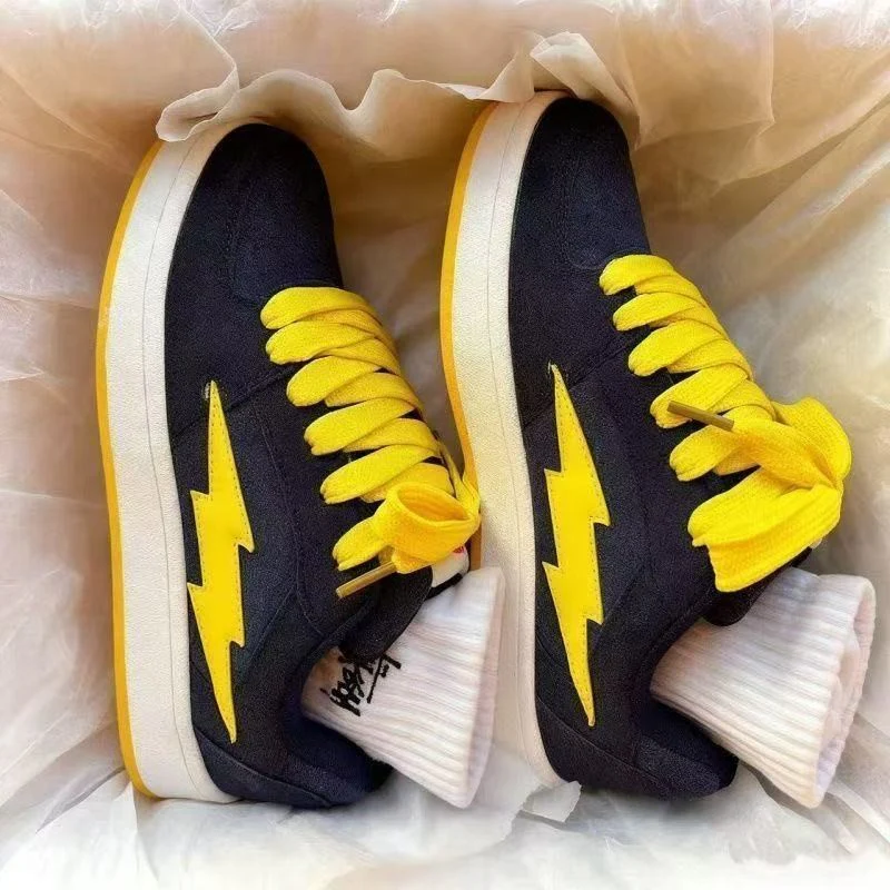 Damen Sportliche Sneakers mit innovationsstarkem Schnüroptik und rutschsicherer Sohle Heidi Mode - Image 3