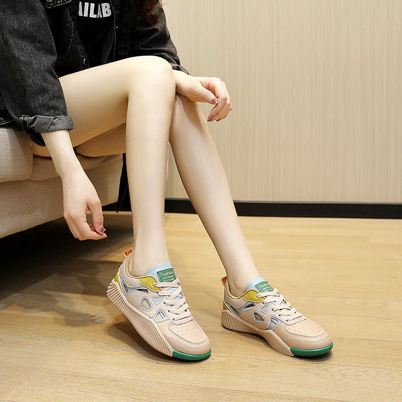 Damen Sportliche Sneakers mit innovativem Belüftungssystem und rutschfester Sohle Heidi Mode - Image 4