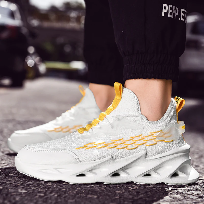 Damen Sportliche Sneakers mit innovativem Dämpfungssystem und flexiblem Obermaterial Heidi Mode