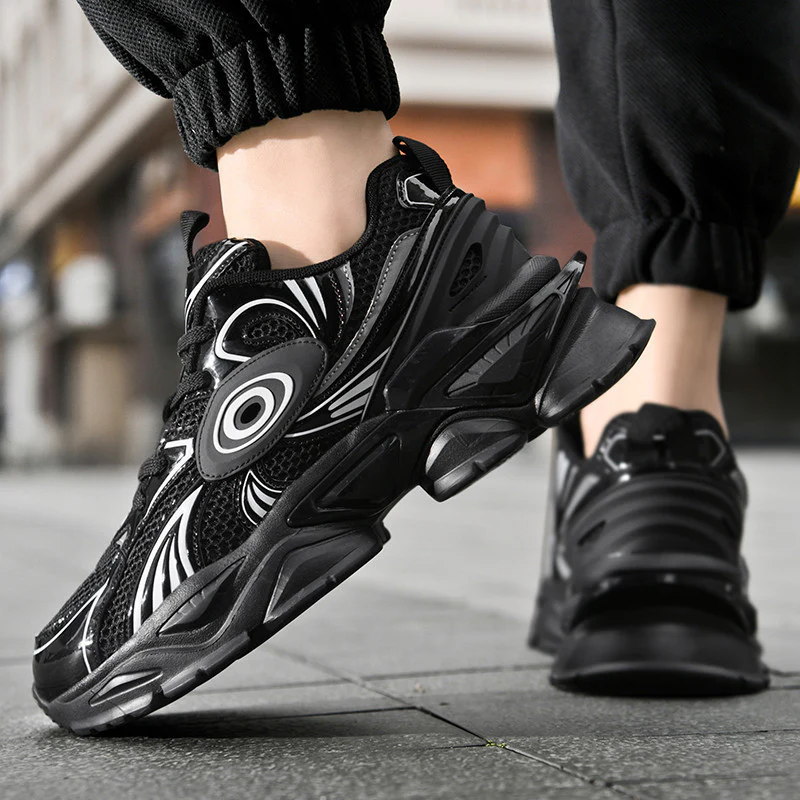 Damen Sportliche Sneakers mit innovativem Dämpfungssystem und futuristischem Design Heidi Mode - Image 3