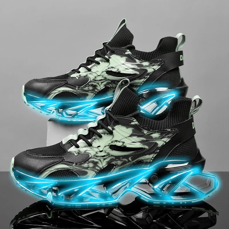 Damen Sportliche Sneakers mit innovativem Dämpfungssystem und markantem Design Heidi Mode - Image 4