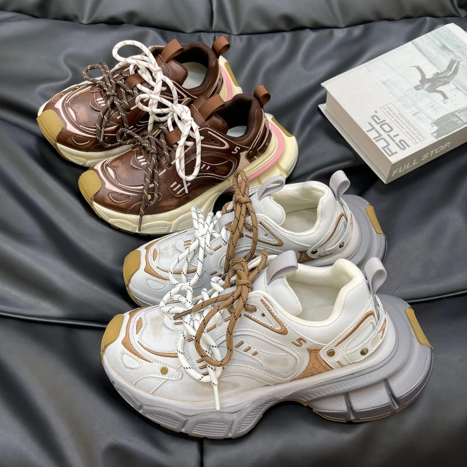 Damen Sportliche Sneakers mit innovativem Dämpfungssystem und modischem Design Heidi Mode - Image 3