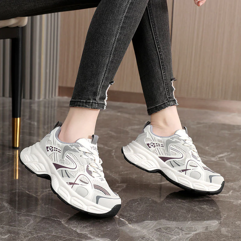 Damen Sportliche Sneakers mit innovativem Design und stoßdämpfender Sohle Heidi Mode - Image 3