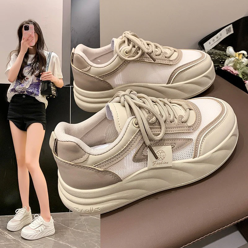 Damen Sportliche Sneakers mit innovativem Mesh-Design und dämpfender Sohle Heidi Mode - Image 2