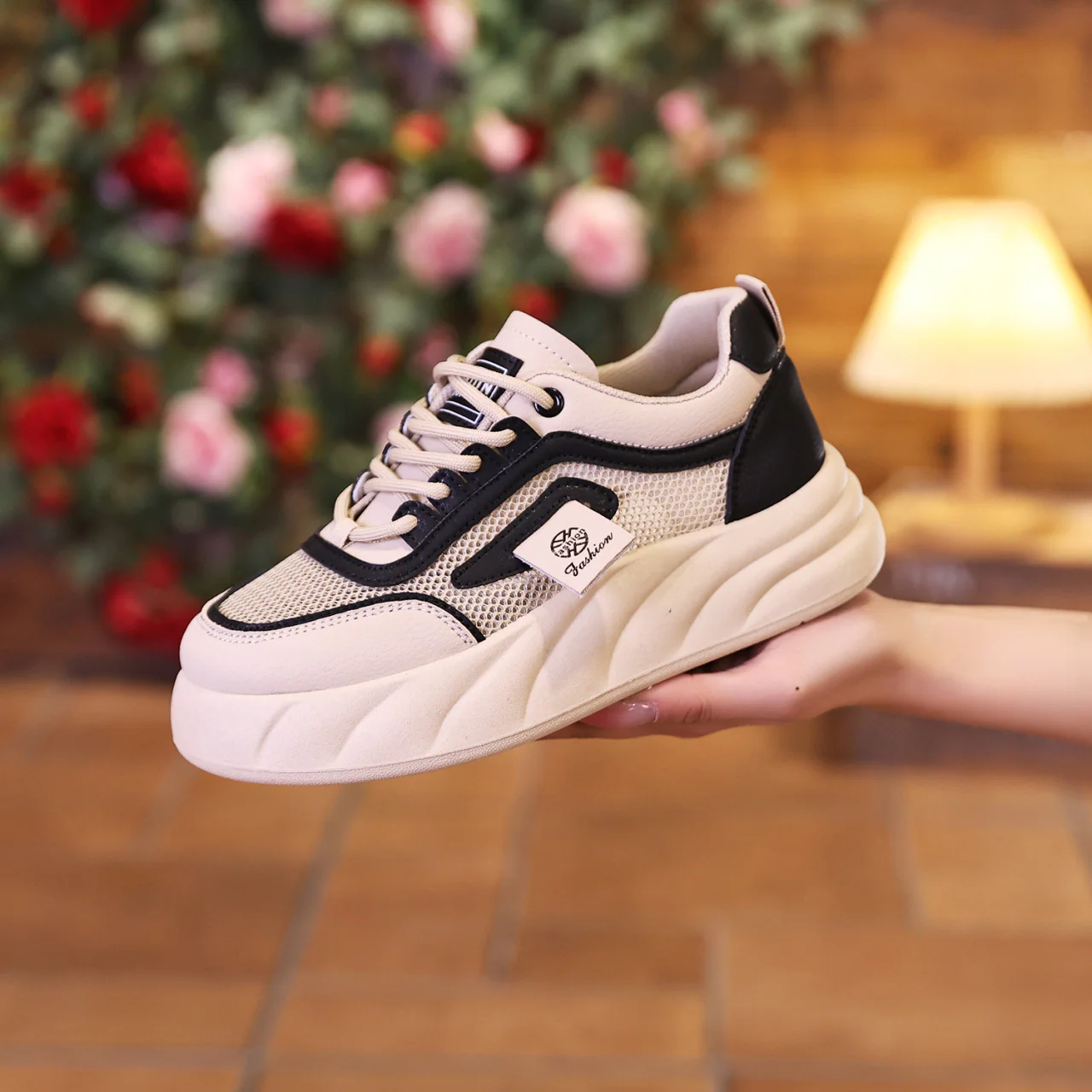 Damen Sportliche Sneakers mit innovativem Mesh-Design und dämpfender Sohle Heidi Mode - Image 7