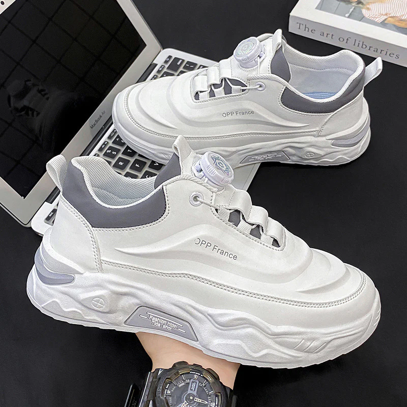 Damen Sportliche Sneakers mit innovativem Schnellschnürsystem und atmungsaktiver Obermaterialstruktur Heidi Mode - Image 3