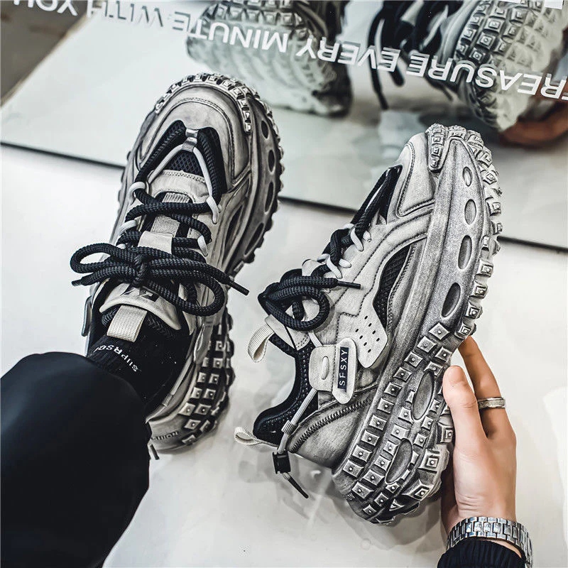 Damen Sportliche Sneakers mit innovativem Sohlenprofil und atmungsaktiver Mesh-Konstruktion Heidi Mode - Image 4