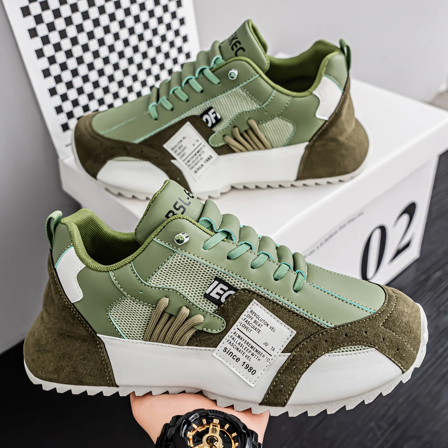 Damen Sportliche Sneakers mit innovativer Dämpfung und robustem Design Heidi Mode - Image 6