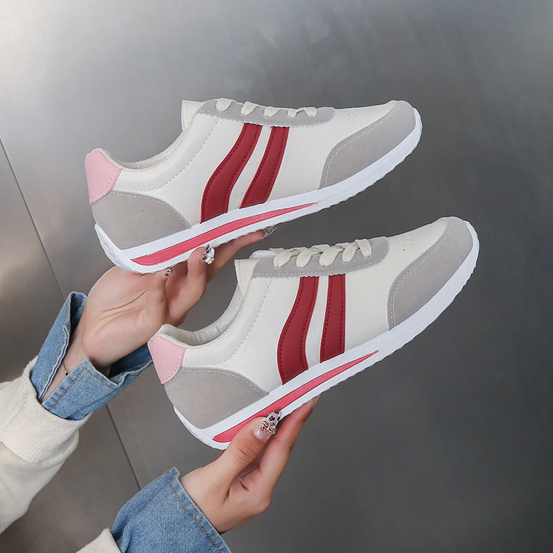 Damen Sportliche Sneakers mit klassischem Design und atmungsaktiver Oberflächenstruktur Heidi Mode - Image 3