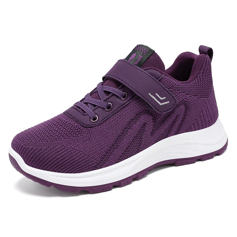 Damen Sportliche Sneakers mit Klettverschluss und atmungsaktivem Mesh-Obermaterial Heidi Mode - Image 5
