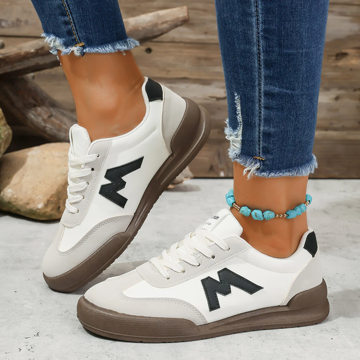Damen Sportliche Sneakers mit komfortablem Dämpfungssystem und stylischem Design Heidi Mode - Image 5