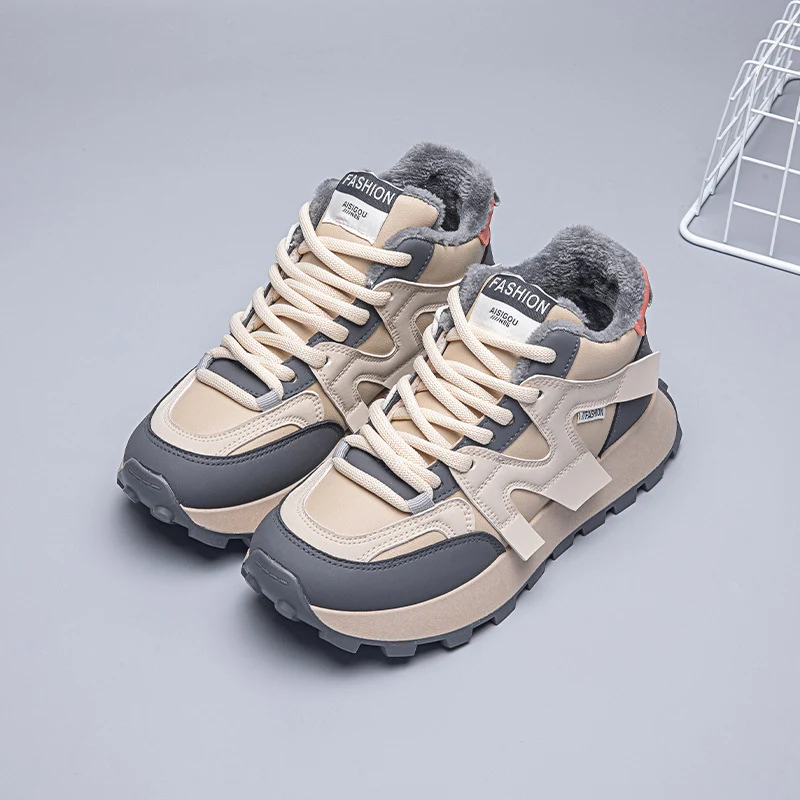 Damen Sportliche Sneakers mit kuscheligem Innenfutter und rutschfester Sohle Heidi Mode - Image 3