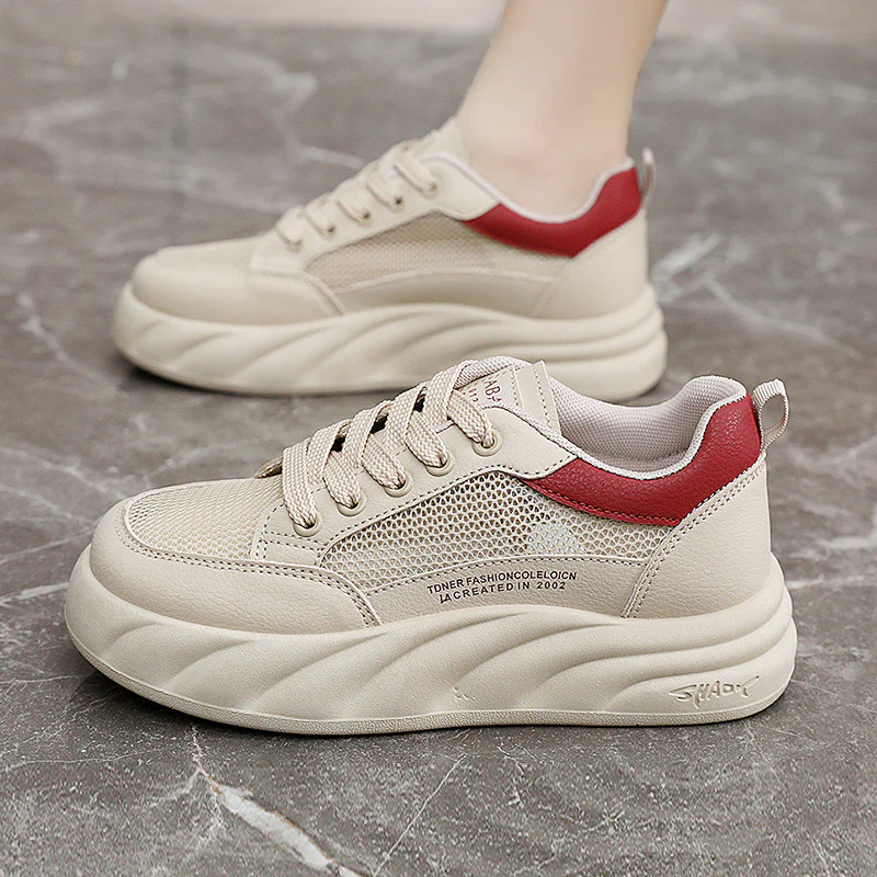 Damen sportliche Sneakers mit leichtem Mesh-Obermaterial und dämpfender Sohle Heidi Mode - Image 4