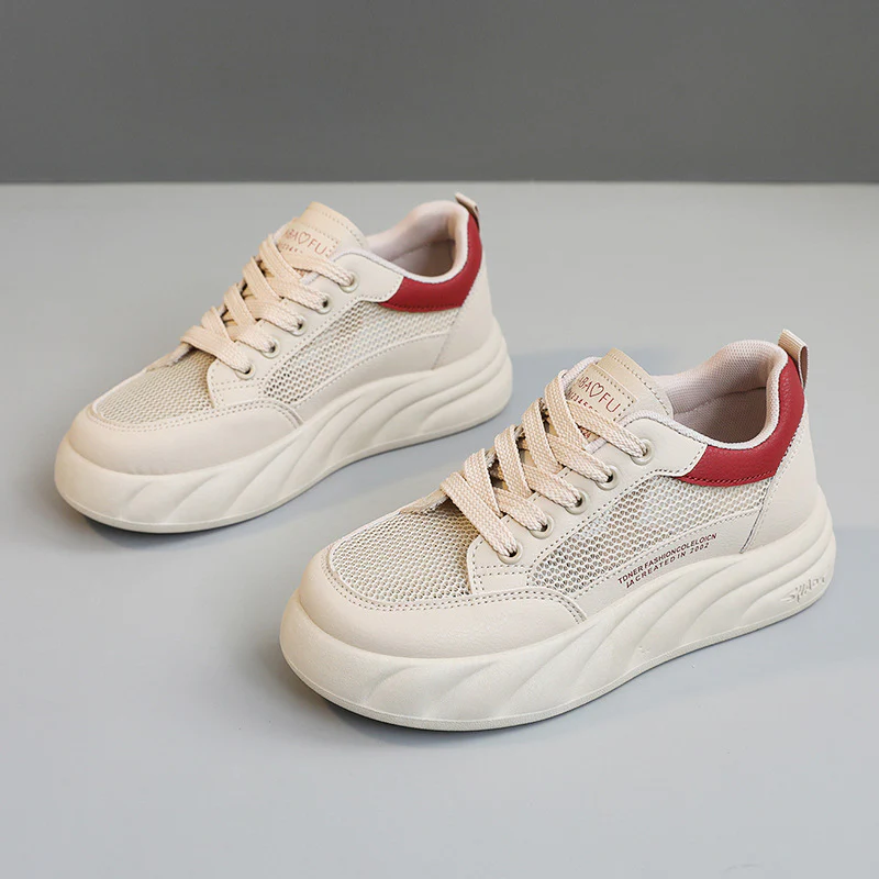 Damen sportliche Sneakers mit leichtem Mesh-Obermaterial und dämpfender Sohle Heidi Mode - Image 6