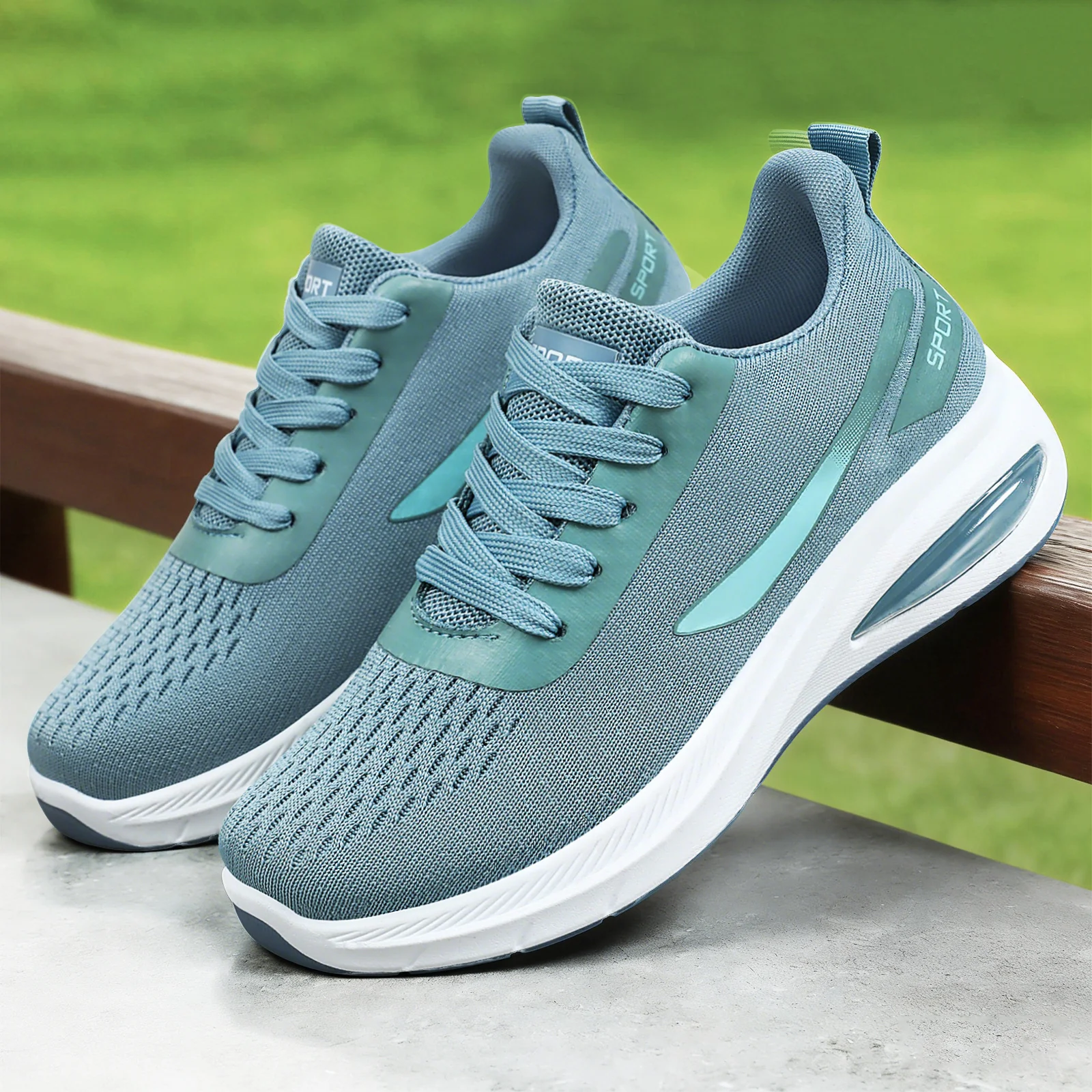 Damen Sportliche Sneakers mit luftdurchlässigem Obermaterial und dämpfender Sohle Heidi Mode - Image 2