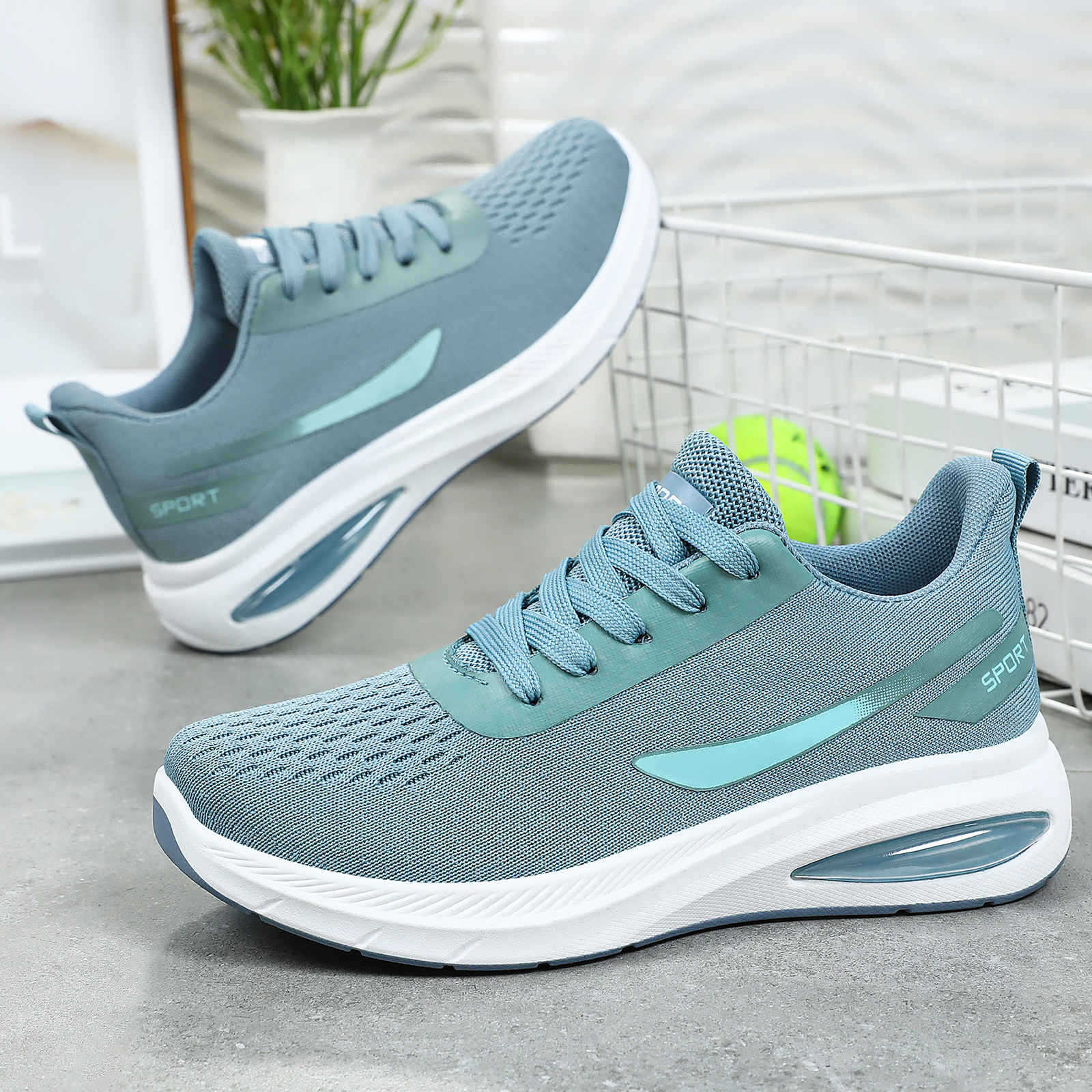 Damen Sportliche Sneakers mit luftdurchlässigem Obermaterial und dämpfender Sohle Heidi Mode - Image 4