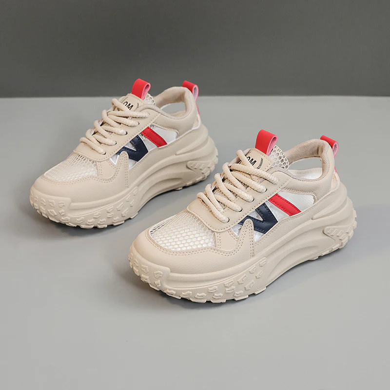 Damen Sportliche Sneakers mit luftdurchlässigem Obermaterial und rutschfester Sohle Heidi Mode - Image 2