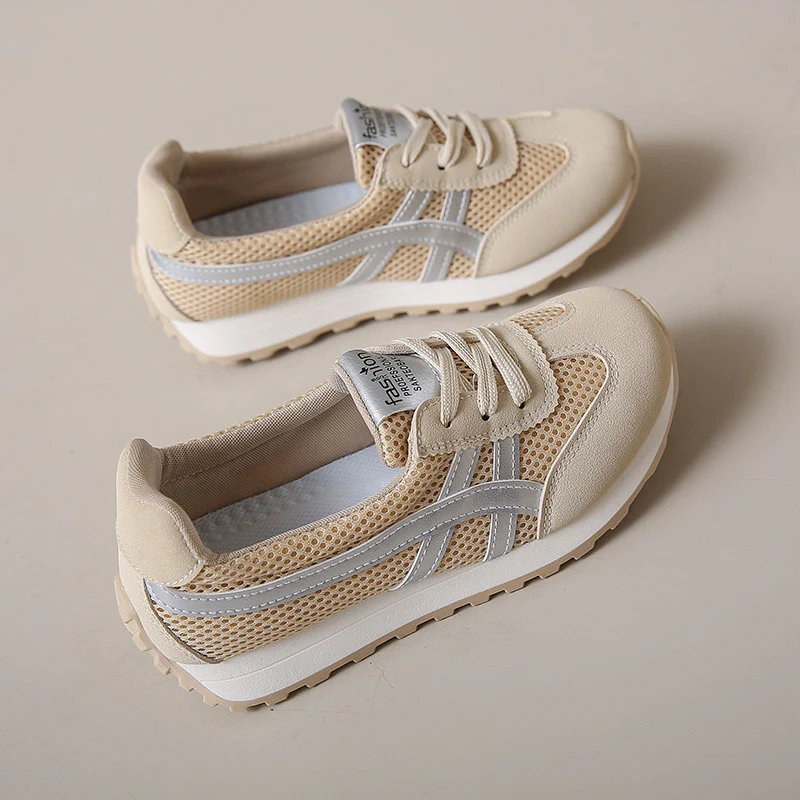 Damen Sportliche Sneakers mit luftdurchlässiger Mesh-Oberfläche und flexibler Dämpfung Heidi Mode - Image 7