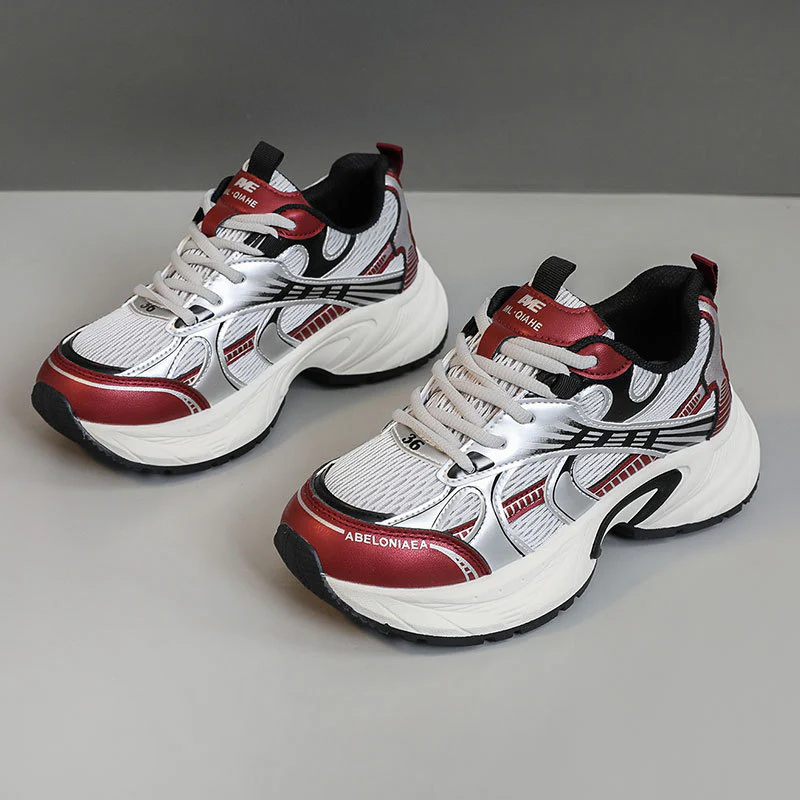 Damen Sportliche Sneakers mit luftdurchlässiger Mesh-Struktur und ergonomischer Dämpfung Heidi Mode - Image 8