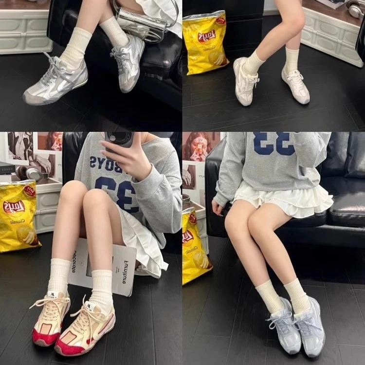 Damen Sportliche Sneakers mit luxuriösem Wildleder und atmungsaktivem Obermaterial Heidi Mode - Image 4