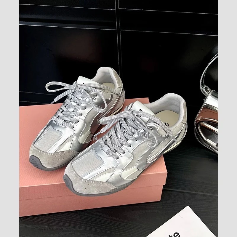 Damen Sportliche Sneakers mit luxuriösem Wildleder und atmungsaktivem Obermaterial Heidi Mode - Image 6