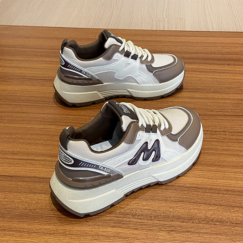 Damen Sportliche Sneakers mit mehrschichtigem Design und dämpfender Laufsohle Heidi Mode - Image 7