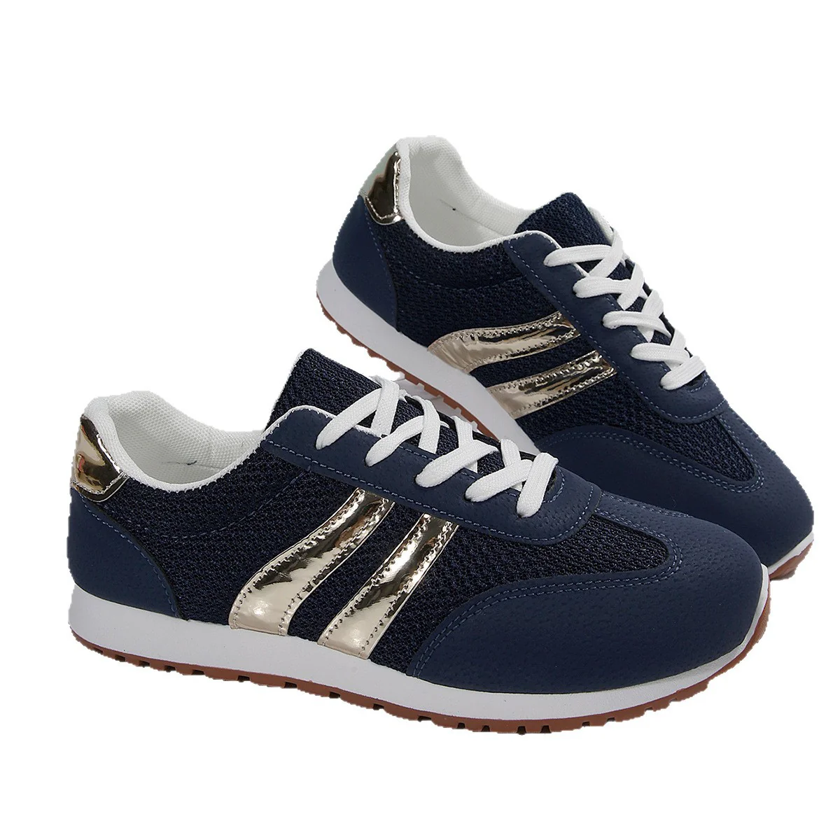Damen Sportliche Sneakers mit metallischen Akzenten Heidi Mode - Image 5