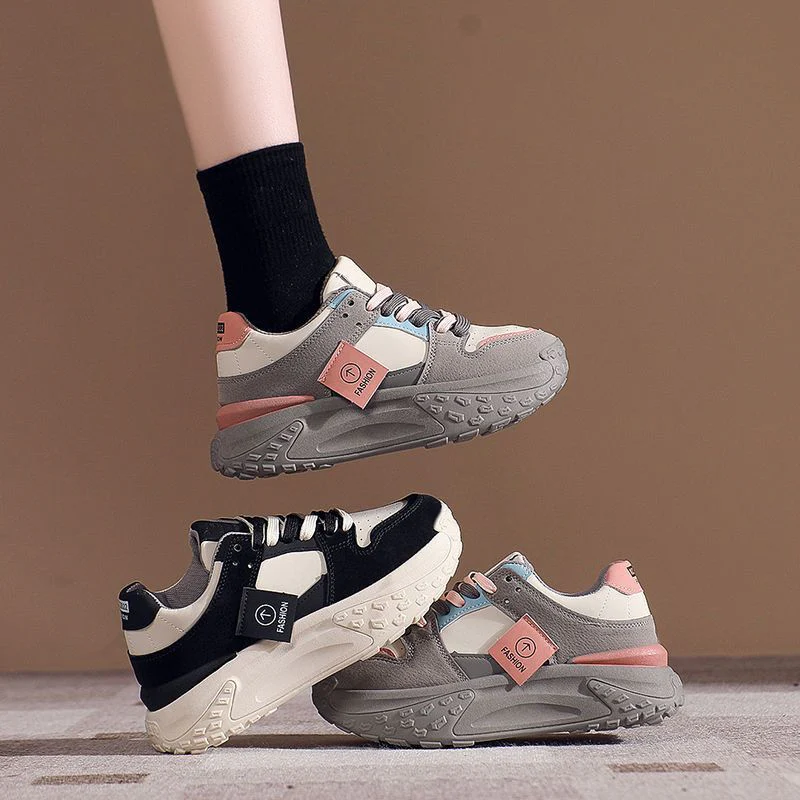 Damen Sportliche Sneakers mit modernem Design und dämpfender Laufsohle Heidi Mode - Image 3
