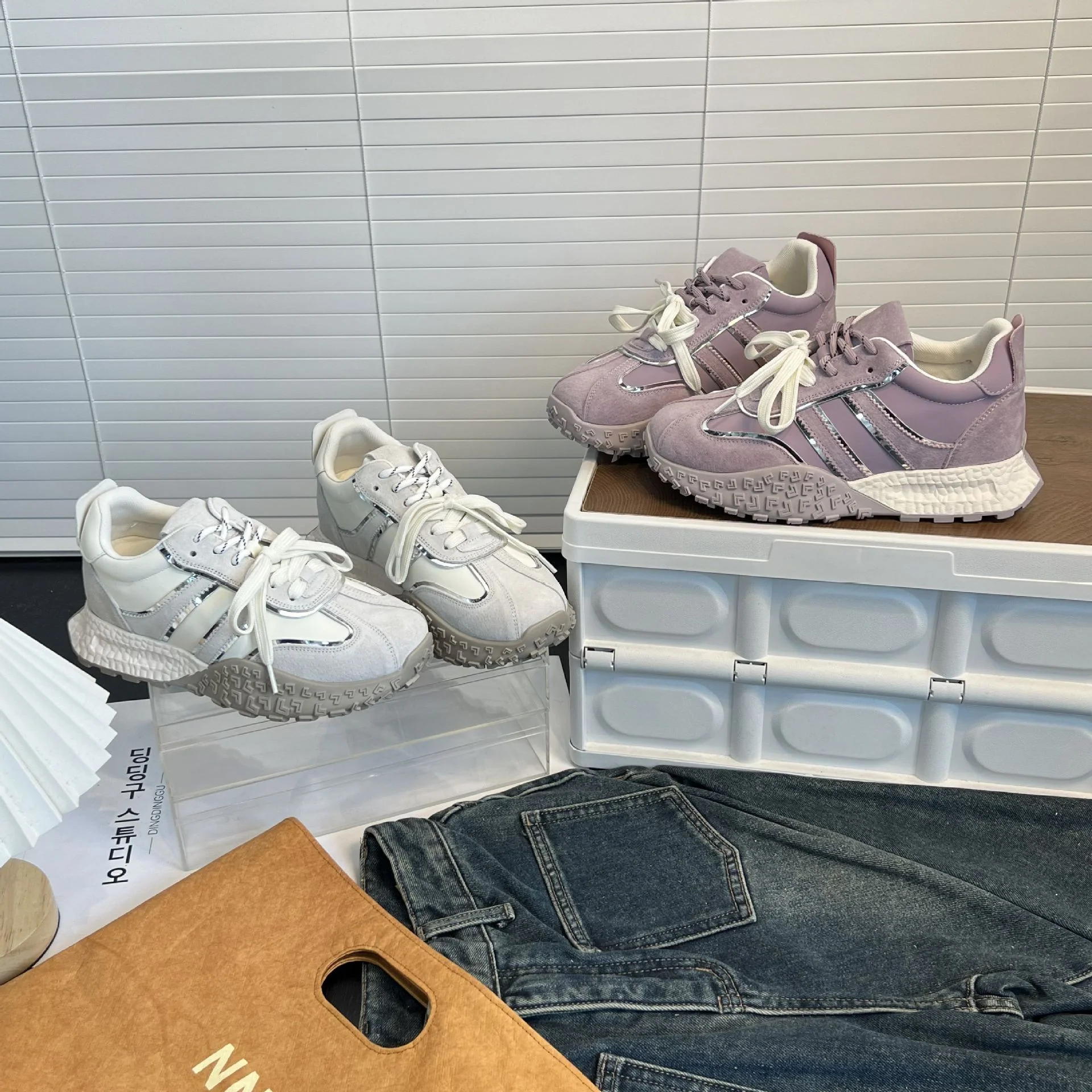 Damen Sportliche Sneakers mit modernem Design und komfortabler Sohle Heidi Mode - Image 3