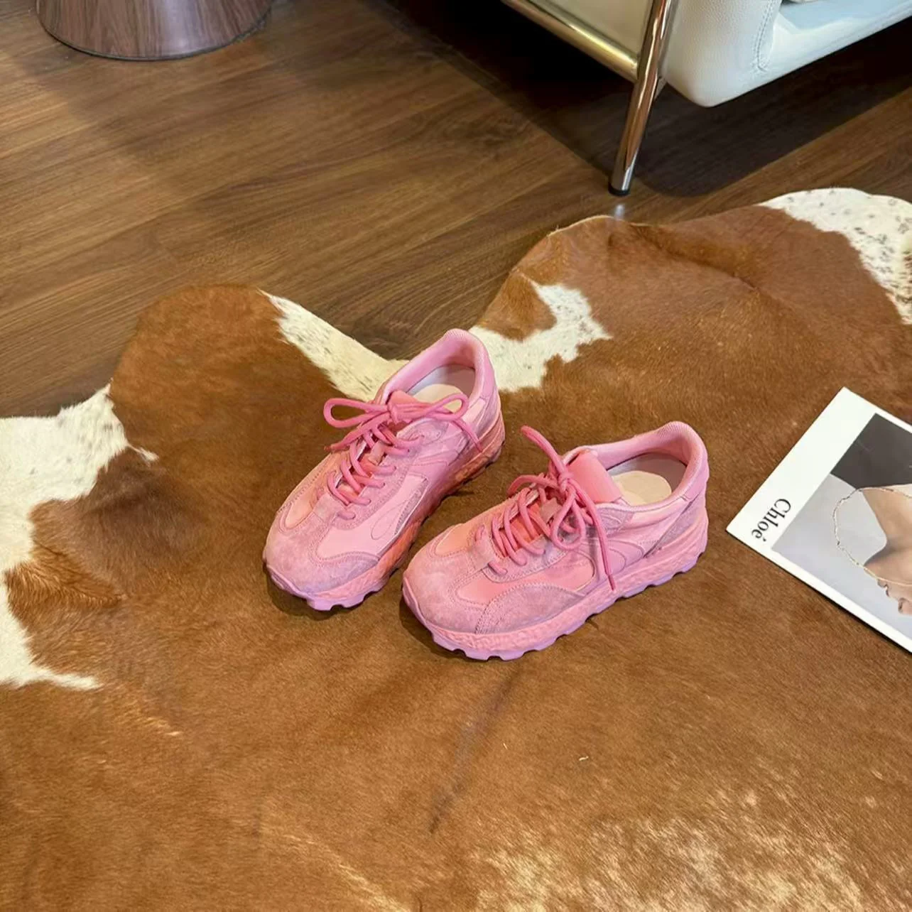 Damen Sportliche Sneakers mit modernem Design und rutschfester Sohle Heidi Mode - Image 3