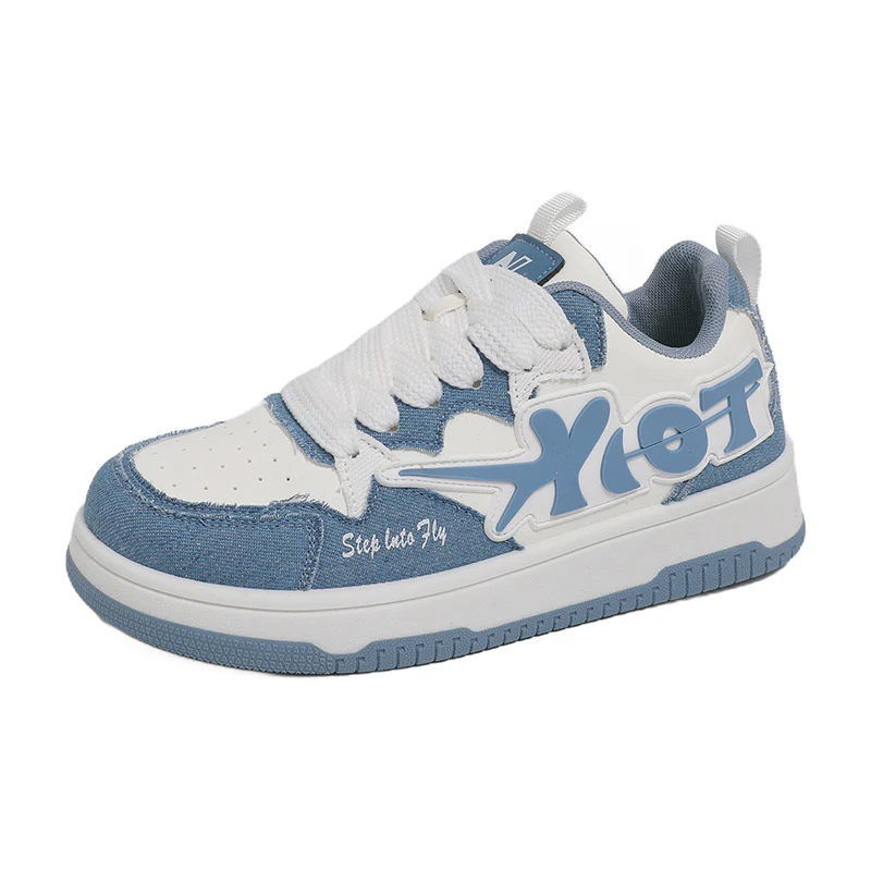 Damen Sportliche Sneakers mit modischem Denim-Design und innovativer Sohle Heidi Mode - Image 7