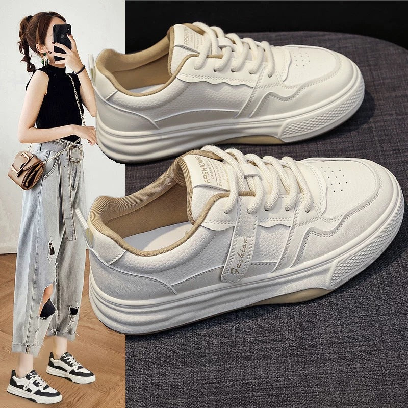 Damen Sportliche Sneakers mit modischem Design und dämpfender Laufsohle Heidi Mode - Image 3