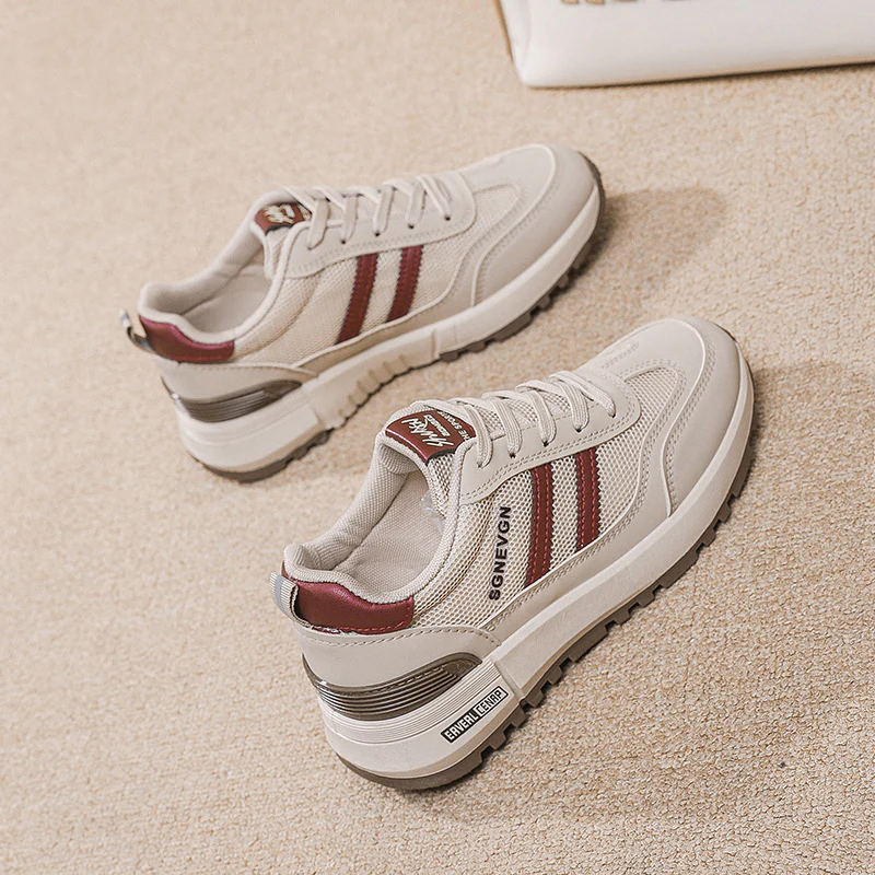 Damen Sportliche Sneakers mit modischem Design und rutschfester Laufsohle Heidi Mode - Image 3