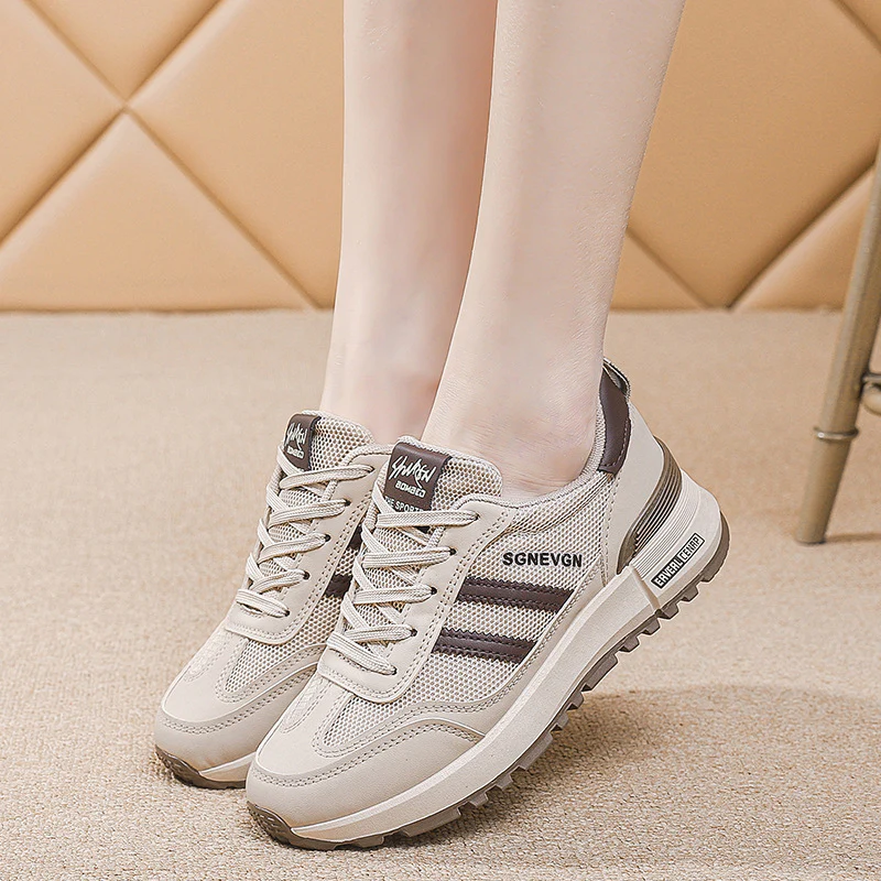 Damen Sportliche Sneakers mit modischem Design und rutschfester Laufsohle Heidi Mode - Image 4