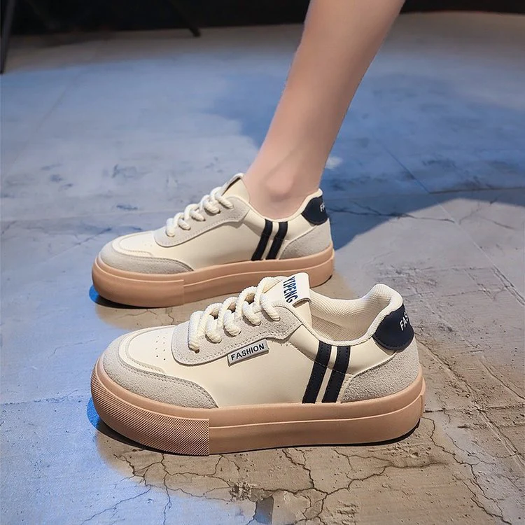 Damen Sportliche Sneakers mit modischem Design und rutschfester Sohle Heidi Mode - Image 2