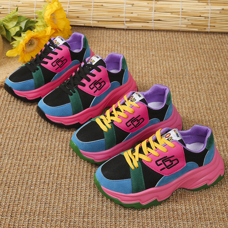 Damen Sportliche Sneakers mit modischem Farbdesign und komfortabler Dämpfung Heidi Mode - Image 2