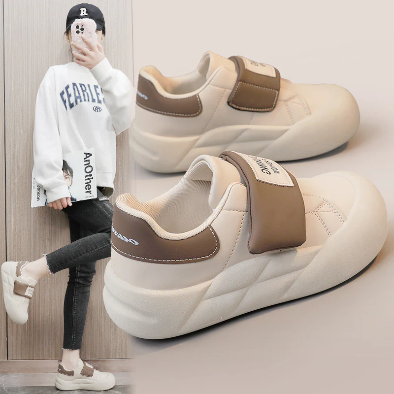 Damen Sportliche Sneakers mit modischem Klettverschluss Heidi Mode