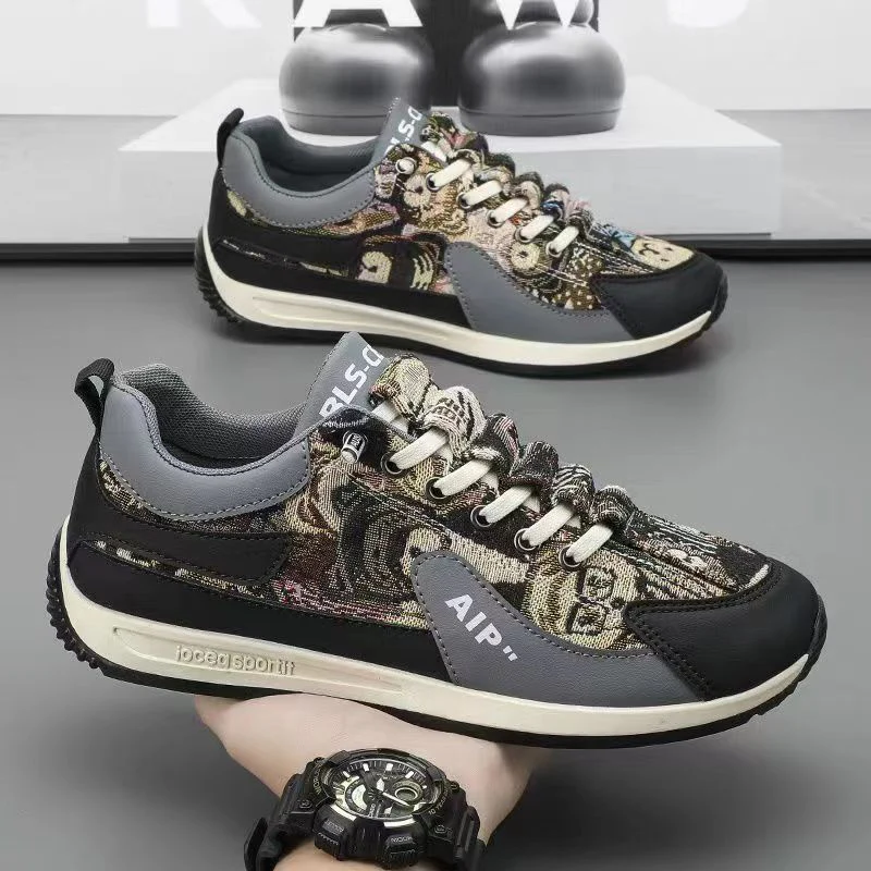 Damen Sportliche Sneakers mit modischem Motiv und gepolsterter Sohle Heidi Mode - Image 2