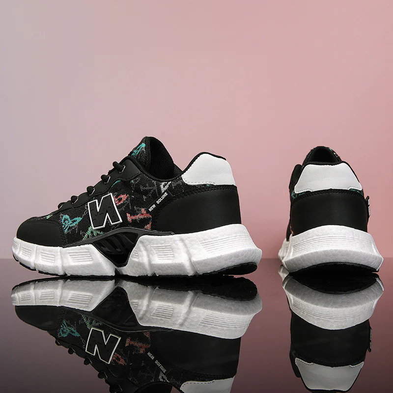 Damen Sportliche Sneakers mit modischem Strukturdesign und atmungsaktiven Materialien Heidi Mode - Image 2