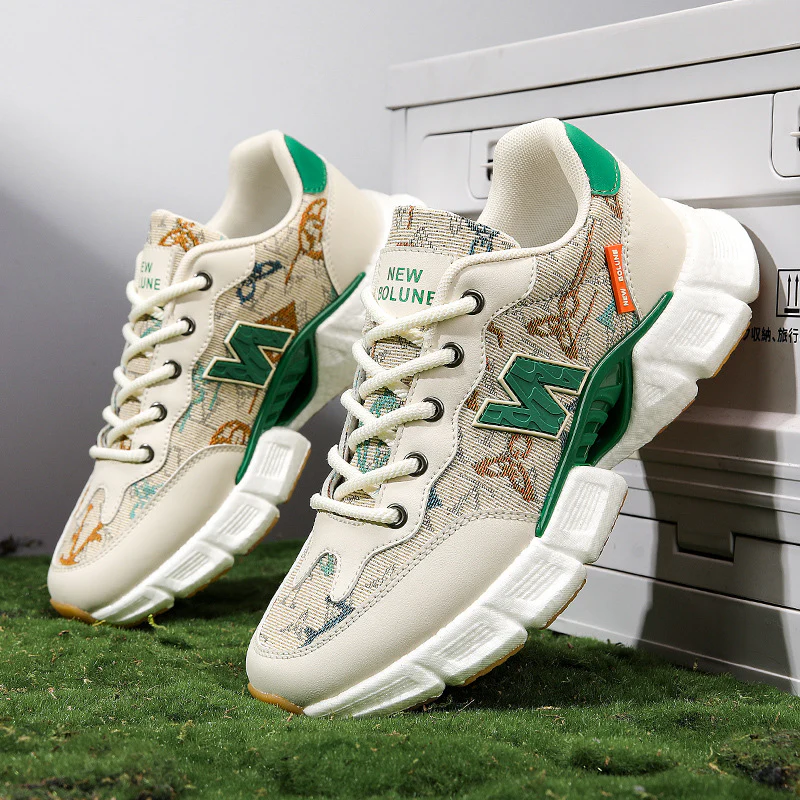 Damen Sportliche Sneakers mit modischem Strukturdesign und atmungsaktiven Materialien Heidi Mode - Image 3