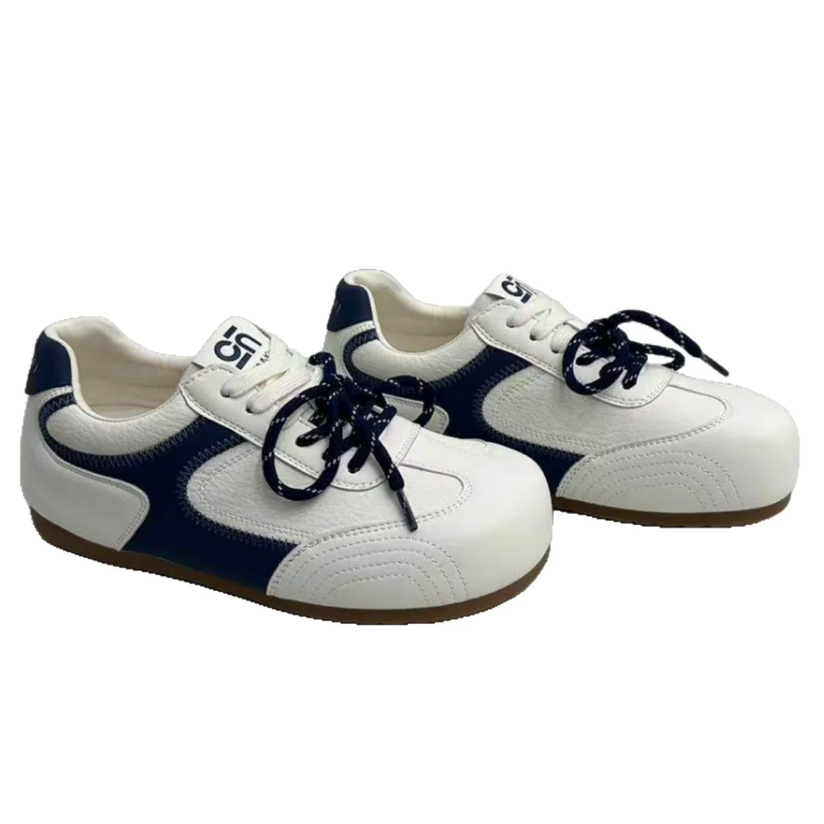 Damen Sportliche Sneakers mit modischer Lederverarbeitung und rutschfester Sohle Heidi Mode - Image 5