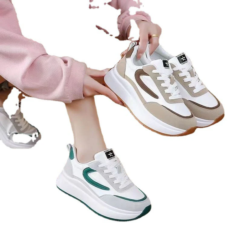 Damen Sportliche Sneakers mit modischer Profilsohle und atmungsaktivem Obermaterial Heidi Mode - Image 5