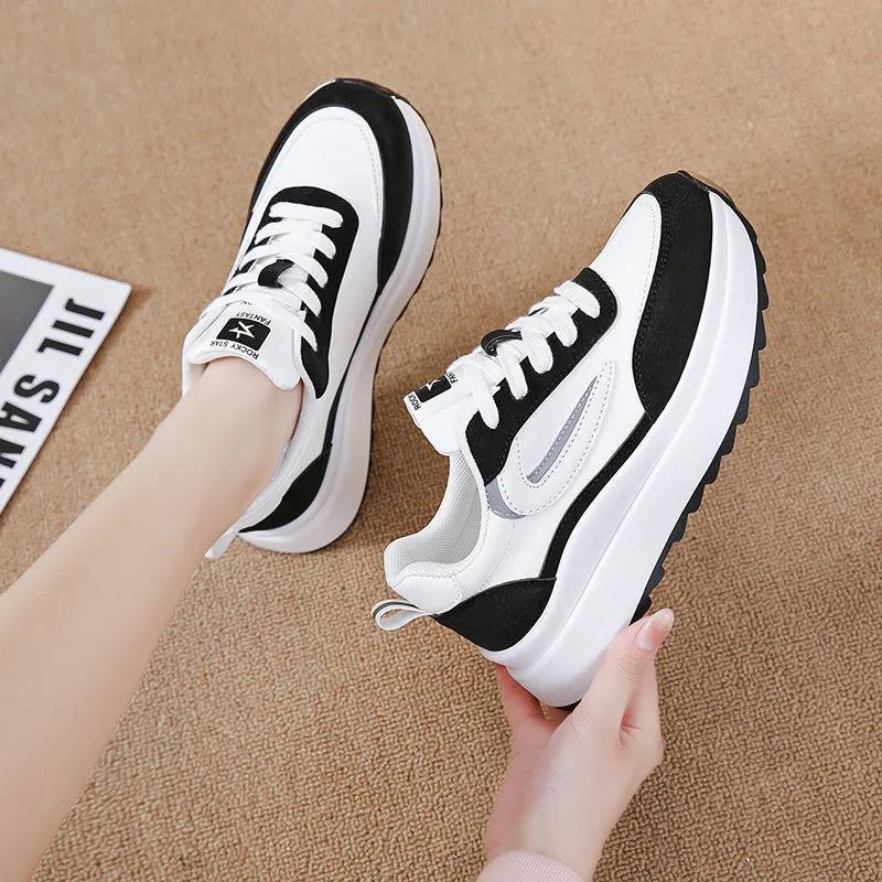Damen Sportliche Sneakers mit modischer Profilsohle und atmungsaktivem Obermaterial Heidi Mode - Image 6