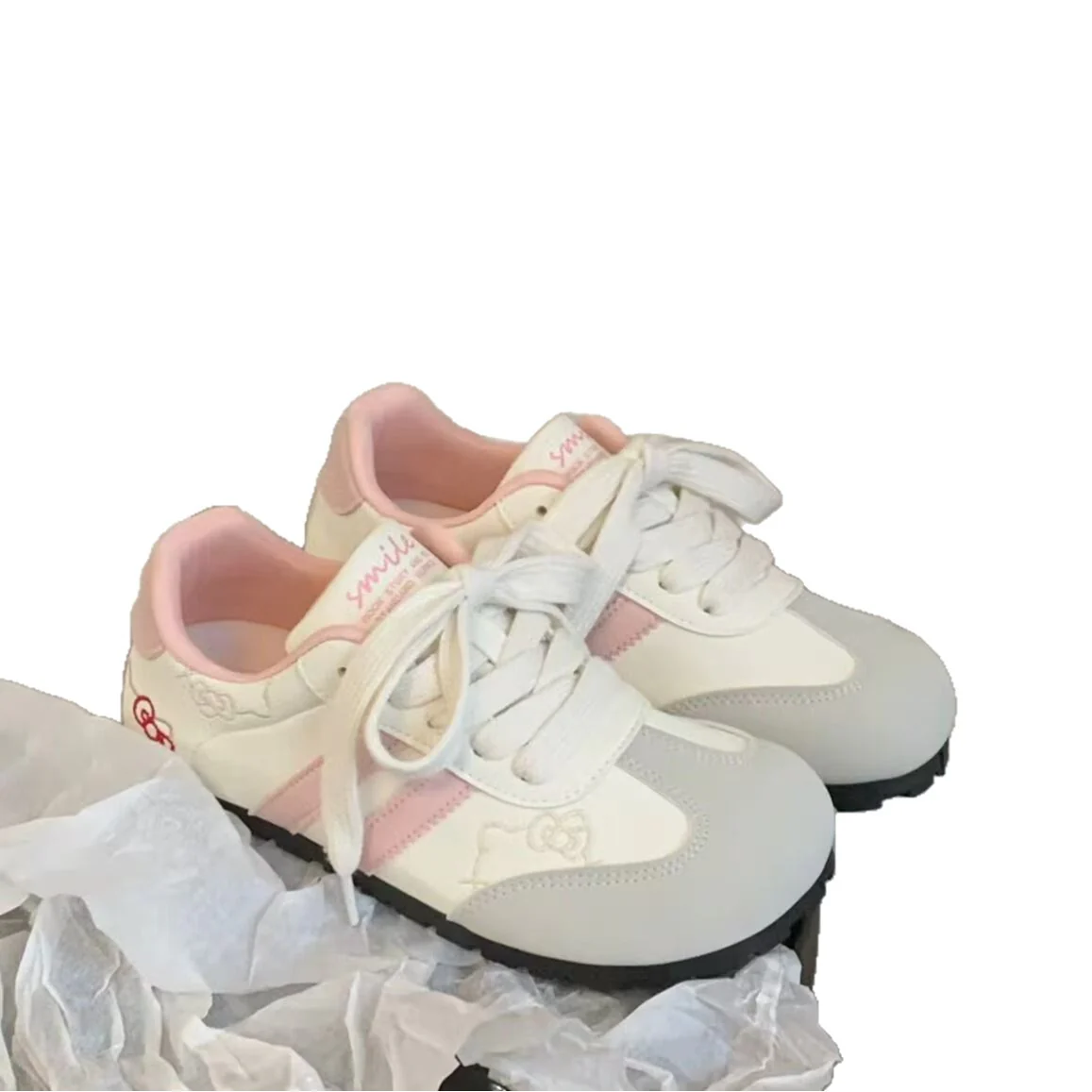 Damen Sportliche Sneakers mit niedlichem Motiv und atmungsaktivem Innenfutter Heidi Mode - Image 5