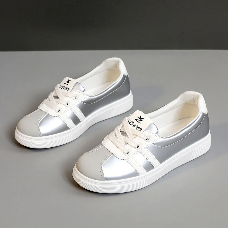 Damen Sportliche Sneakers mit reflektierendem Obermaterial und gepolsterter Innensohle Heidi Mode - Image 6